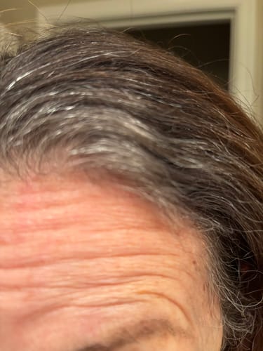 Customer photo review of Instant Dye Shampoo