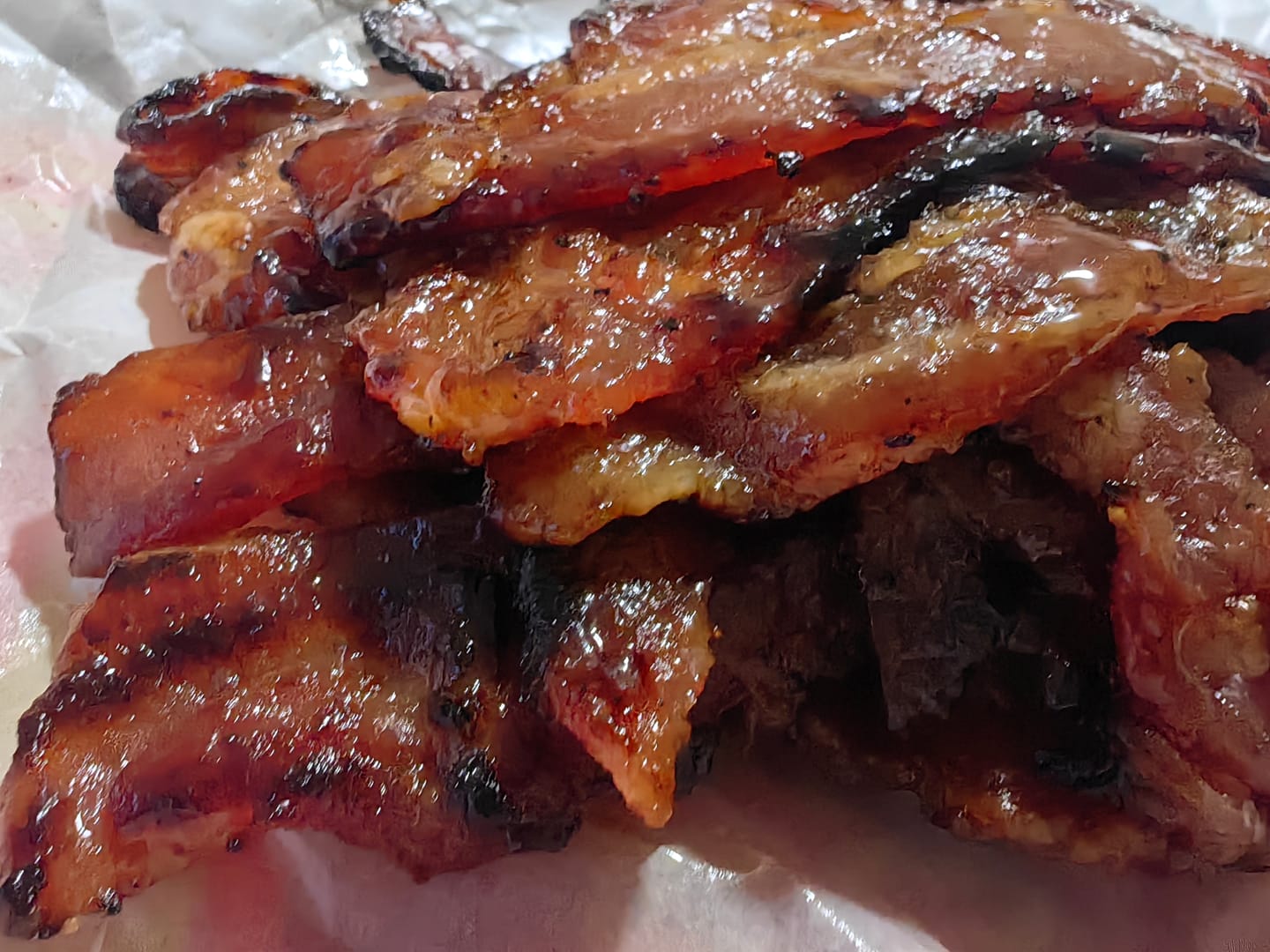 Customer photo review of BBQ Honey Bacon Pork Dried Meat Bakkwa