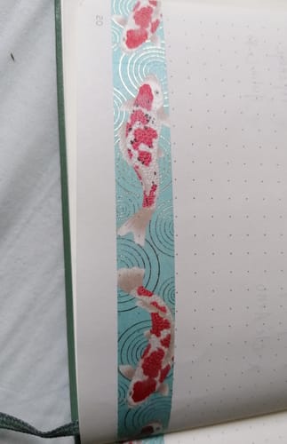 Customer photo review of Washi Tape Japonais Koi