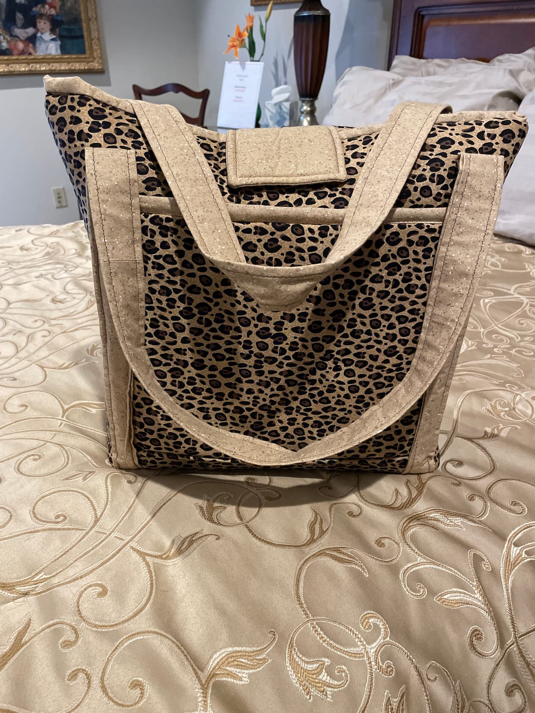 Customer photo review of Luggage Rider Carry-on Bag Pattern - Cut Loose Press