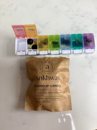 Customer photo review of 2-Month Mushroom Gummies