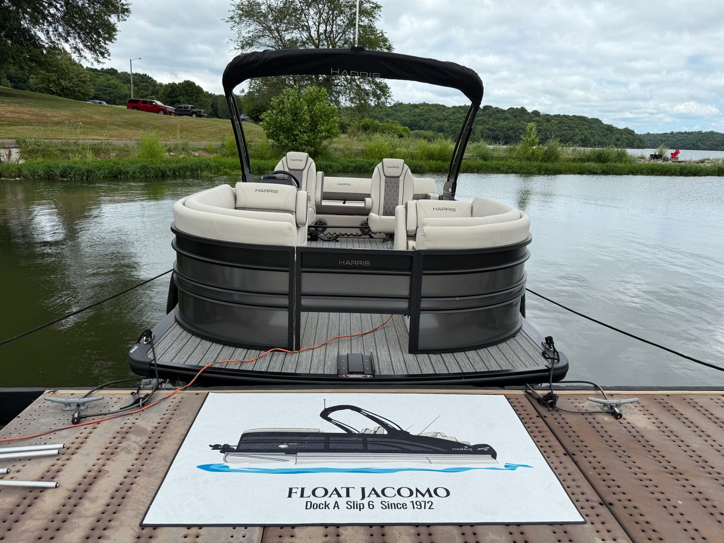 Customer photo review of Custom Indoor/Outdoor Dock Mat