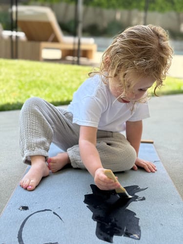 Customer photo review of BUY 3: Magic Canvas & Brush Set