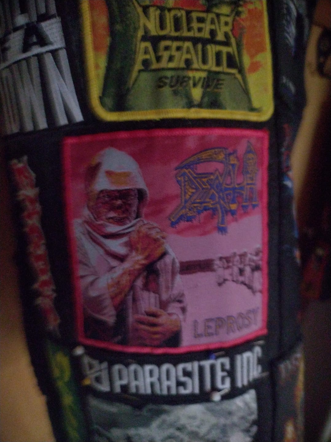 Customer photo review of Death - Leprosy -  Square Patch