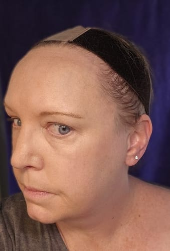 Customer photo review of Velvet Wig Grip