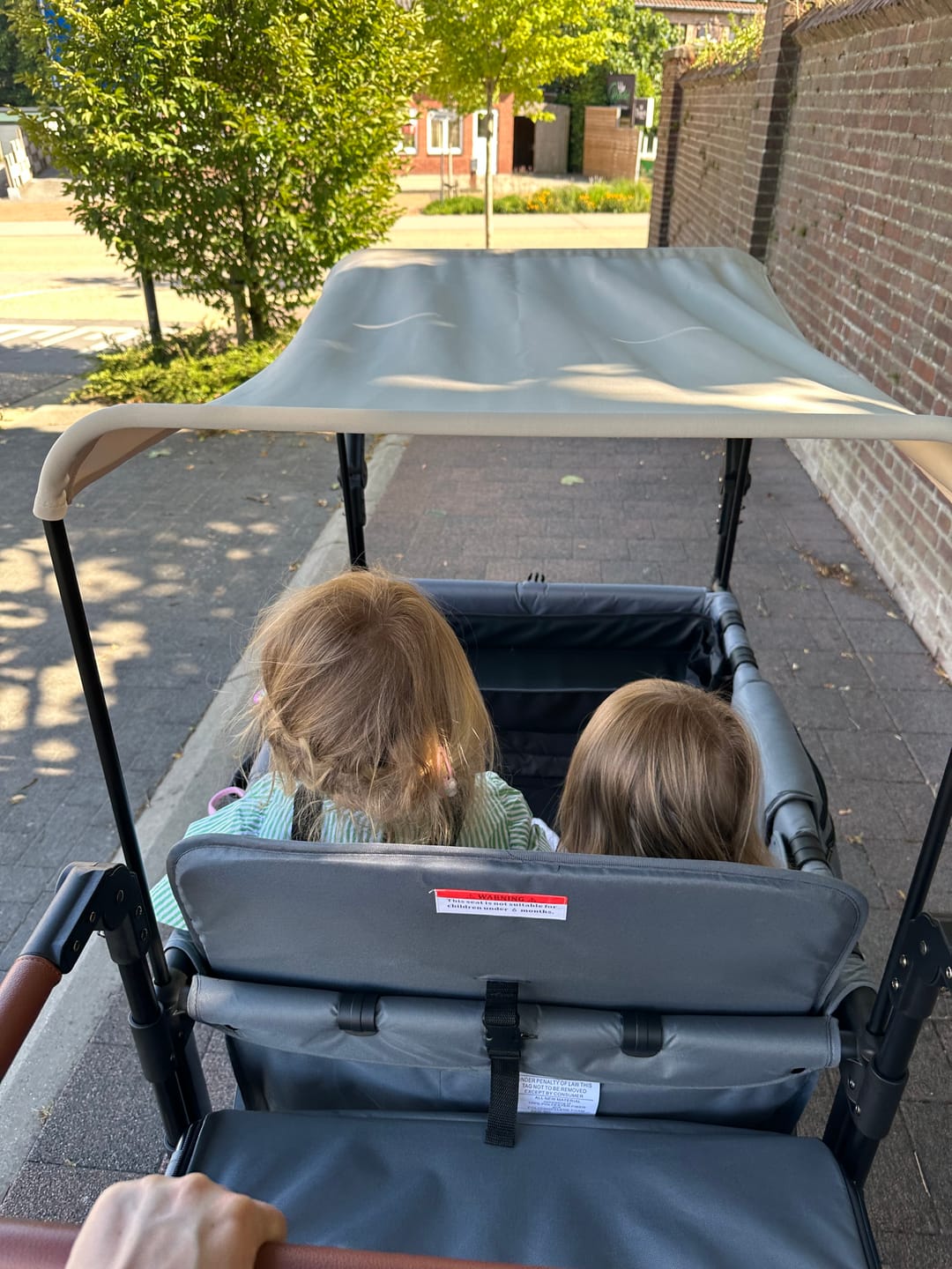 Customer photo review of P-Series Luxe 4-zits kinderkar