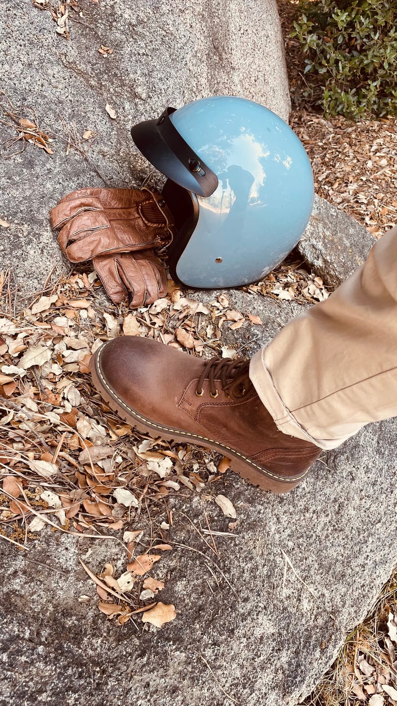Customer photo review of boots derby rusty wrangler