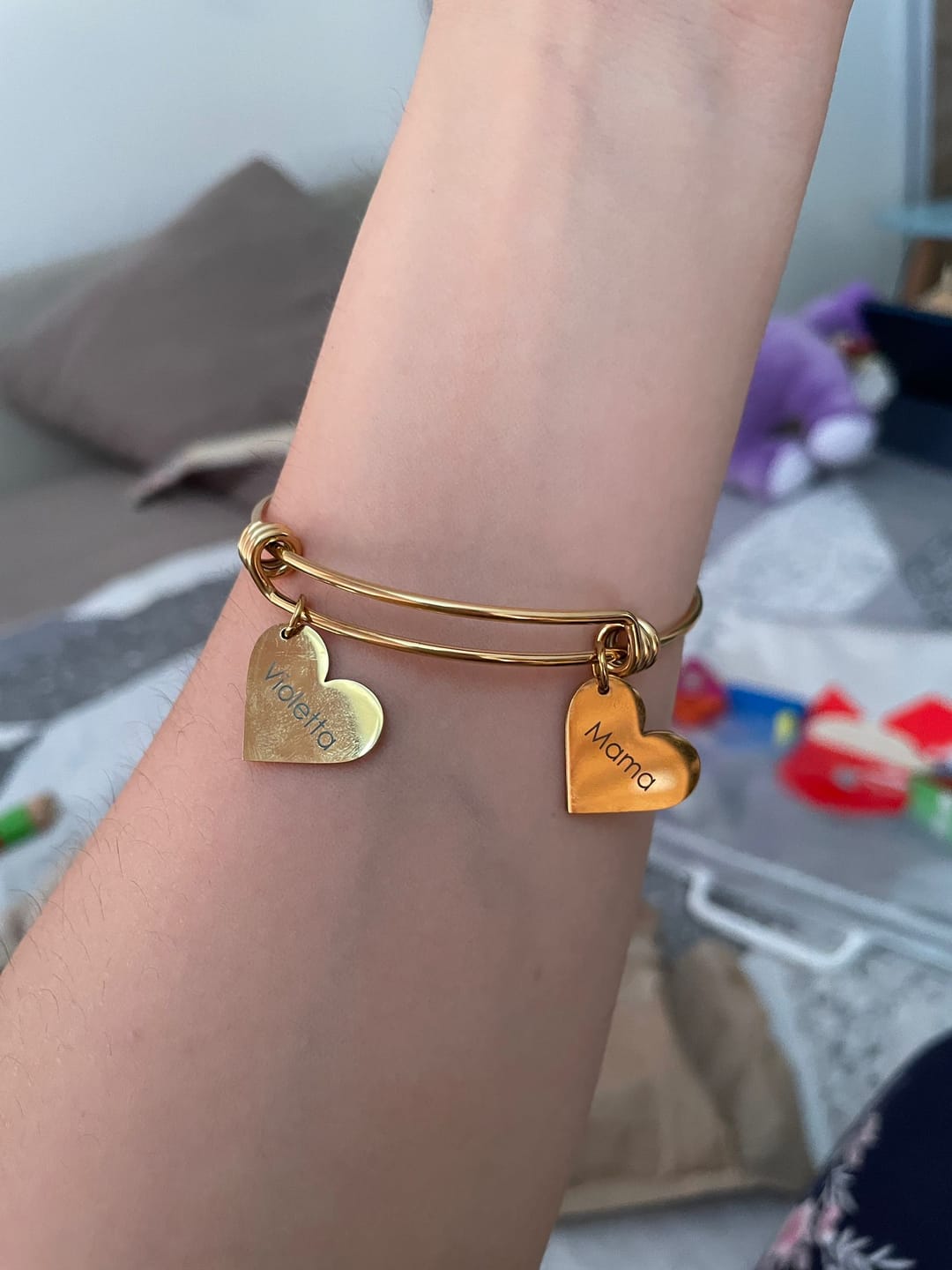 Customer photo review of Bracelet: Heart Pendant