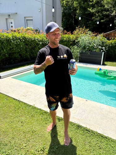 Customer photo review of Schere, Stein, paar Bier? - T-Shirt