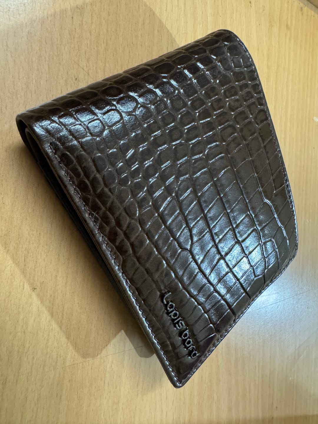 Customer photo review of Mandeville Wallet with Extra Credit Card Holder