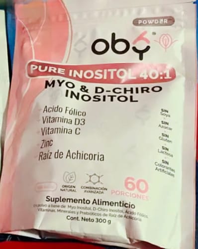 Customer photo review of Oby Inositol Plus Myo y D-Chiro Inositol Ratio 40:1 + Acido Folico, Prebioticos, Vitaminas y Zinc | Polvo Sin Sabor $̶1̶,̶0̶4̶9̶.̶0̶0̶