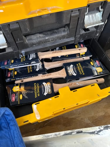 Customer photo review of Pro Series Oval Angle Cutter Paint Brushes from Oldfields (Various sizes)