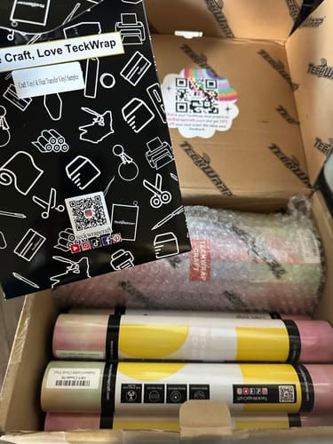 Customer photo review of Gradient Adhesive Craft Vinyl