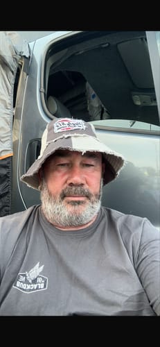 Customer photo review of Patchwork Diamond Bucket Hat