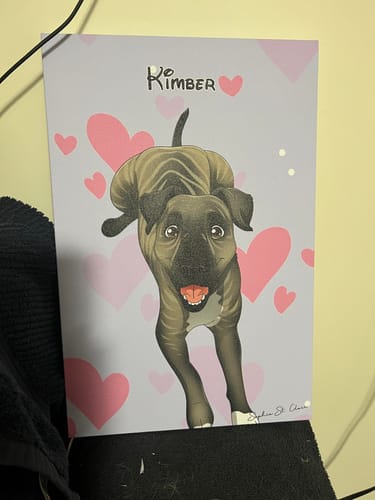 Customer photo review of Add a Digital Download of Your Art