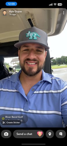 Customer photo review of Triceraputts Hat