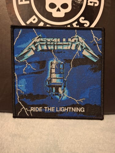 Customer photo review of Metallica - Ride the Lightning -  Square Patch