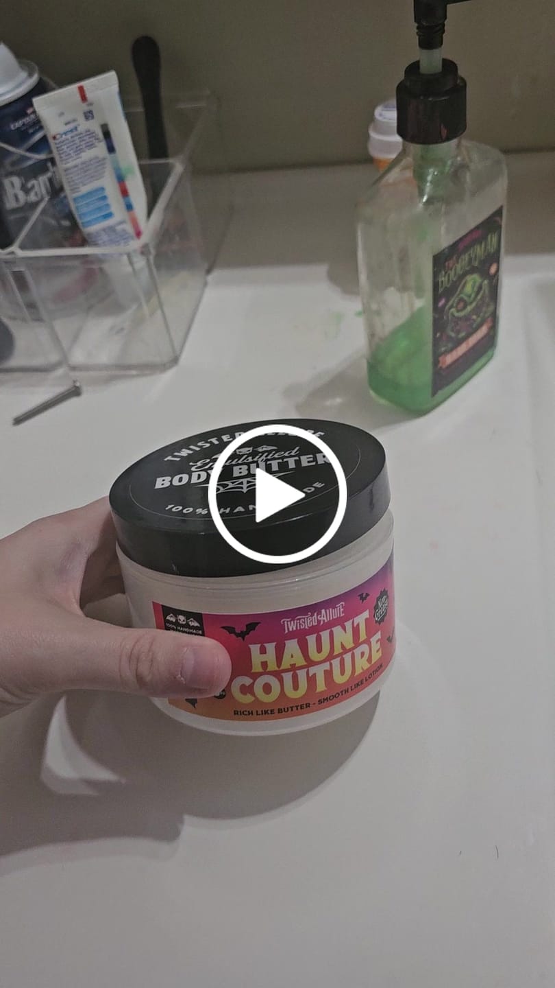Customer video review of Haunt Couture Emulsified  Body Butter