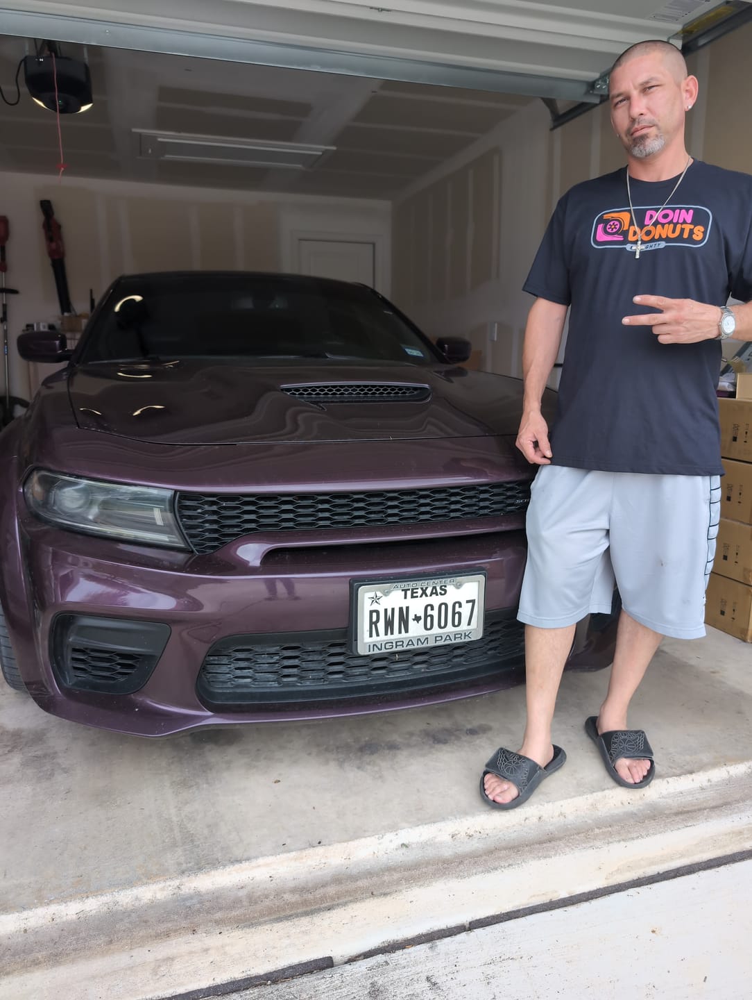 Customer photo review of 80Eighty® Doing Donuts Shirt