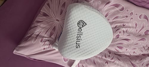 Customer photo review of Cellsius Orthopädisches Kniekissen - Das Geheimnis eines schmerzfreien Schlafs