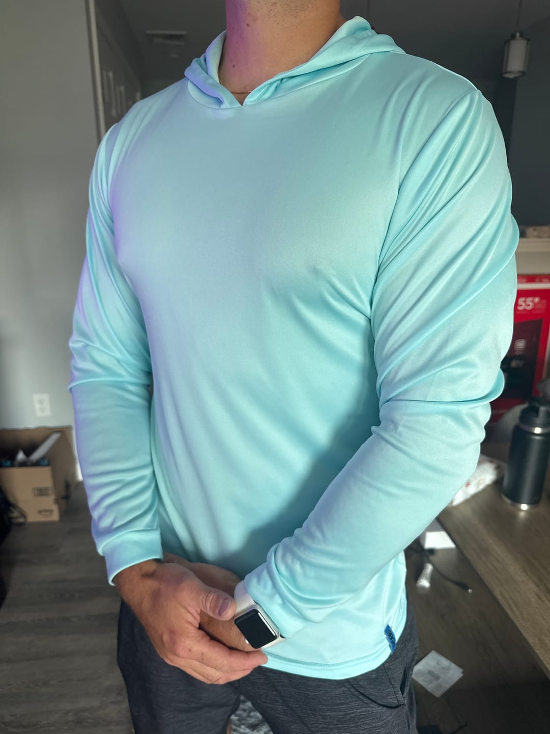Customer photo review of 80Eighty® UPF 50+ Sun Hooded Shirt
