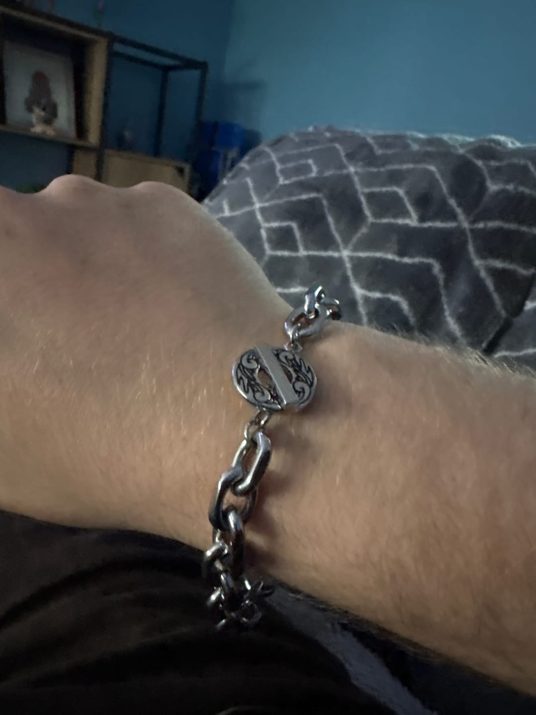 Customer photo review of Heavy Link Bracelet