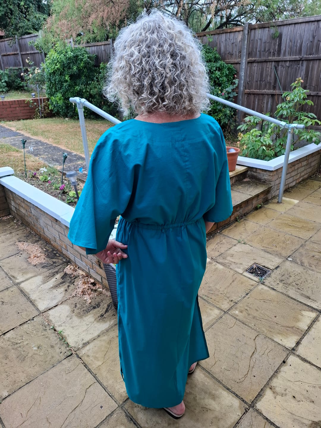 Customer photo review of Plain 100% Cotton Lawn Fabric