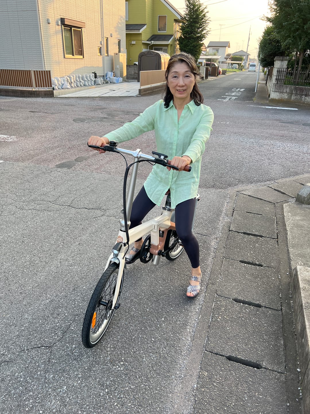 Customer photo review of Air Carbon 折りたたみ電動アシスト自転車