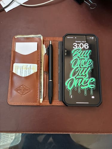 Customer photo review of Field Notes Wallet