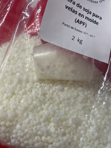 Customer photo review of Cera de Soja para velas en Molde, Pilar y Wax-melts (APF)