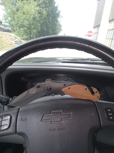Customer photo review of ENTHUZST™ POCKET KNIFE