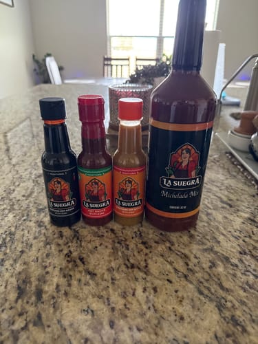 Customer photo review of La Suegra Michelada Mix