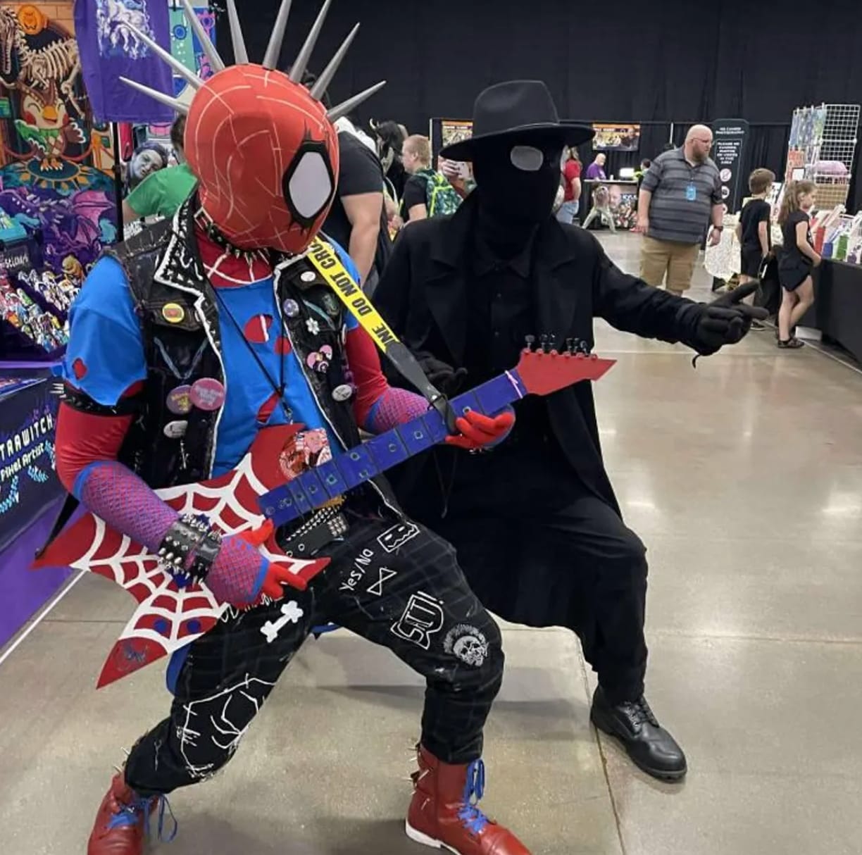 Customer photo review of Spider-Man: Across the Spider-Verse Spider-Punk Mask