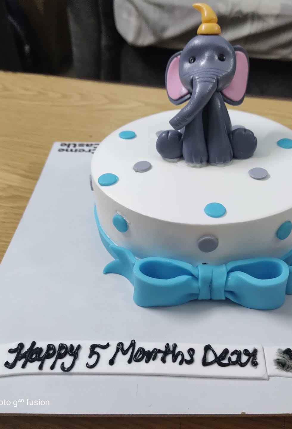 Customer photo review of White Elephant Cream Cake
