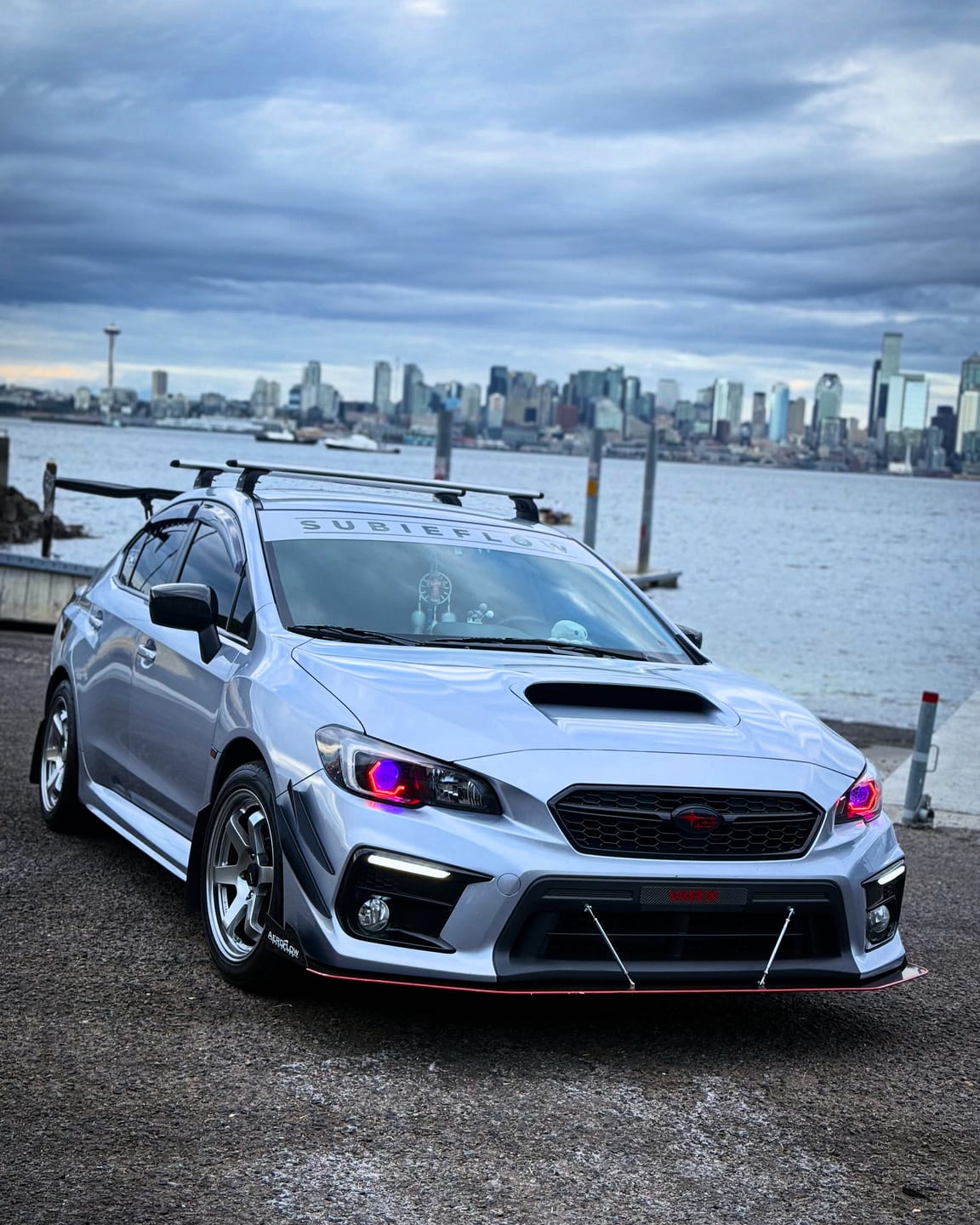 Customer photo review of Reverse Cut Windshield Banners