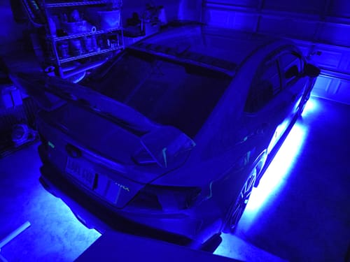 Customer photo review of ELGlow® Active Universal Car Underglow Kit