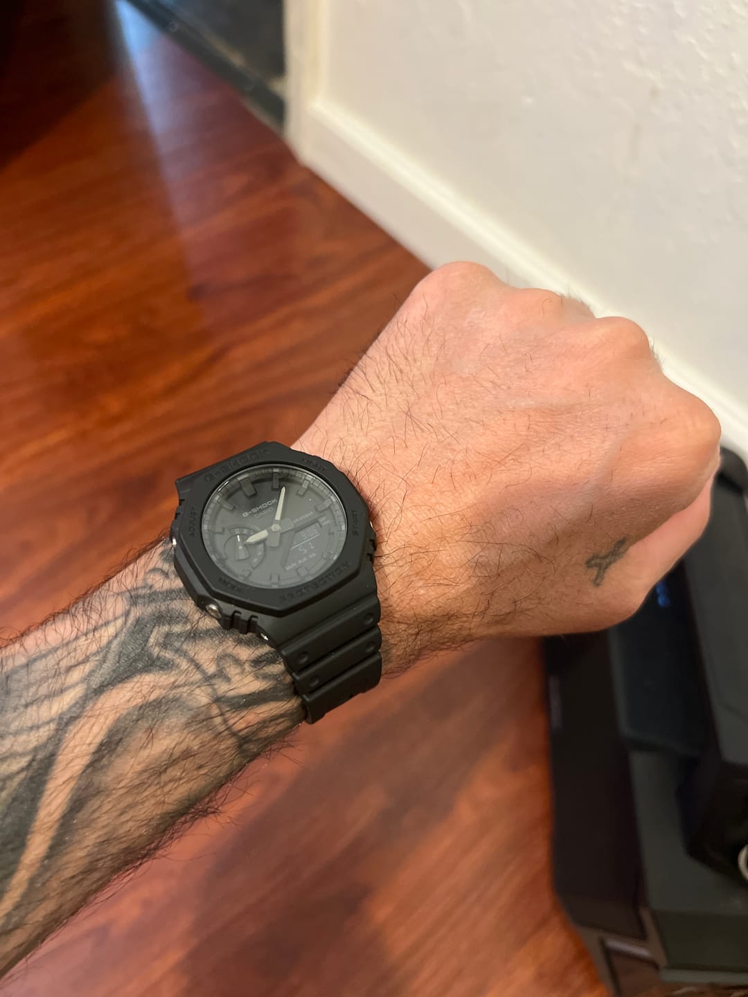 Customer photo review of Casio Men's G-Shock Black Resin Strap Watch | GA2100-1A1