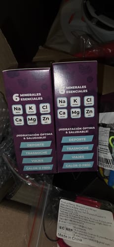 Customer photo review of Pack 3x Electrolitos Sabor Berries (36 sticks)