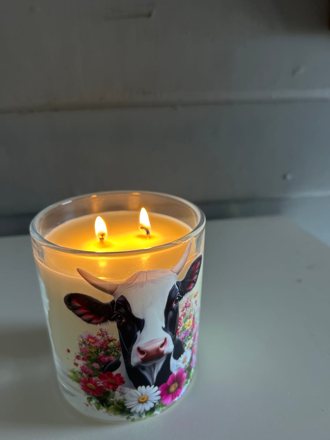 Customer photo review of Custom Candle Lid