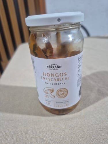 Customer photo review of Hongos al escabeche, artesanales