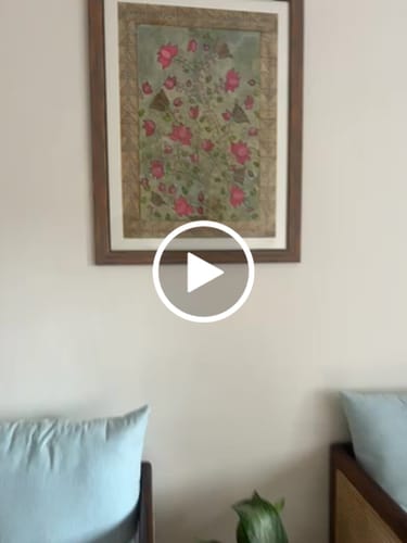Customer video review of Madhubani Motifs Flower Vintage III, Madhubani Art