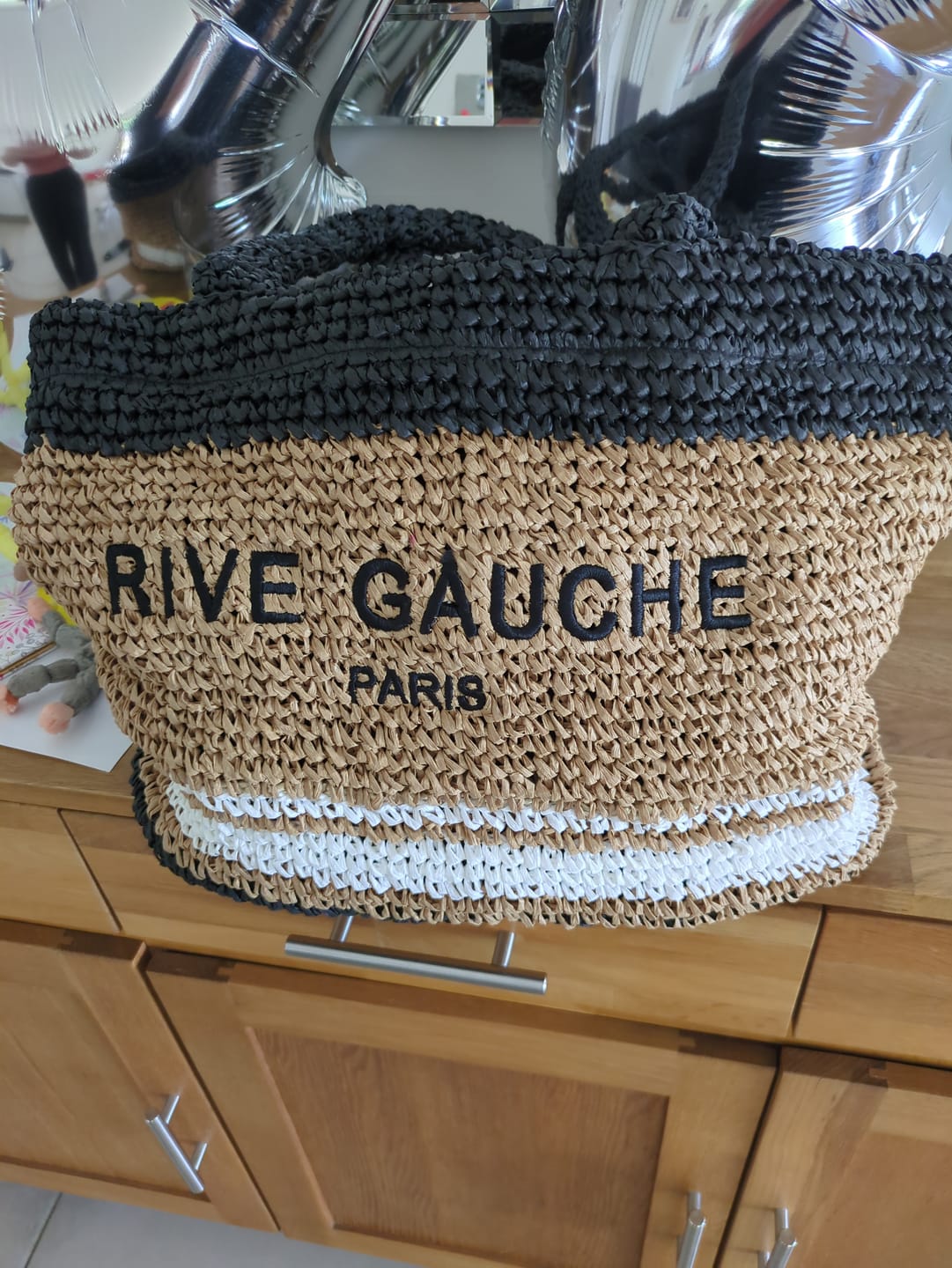 Customer photo review of Sac cabas Rive Gauche noir