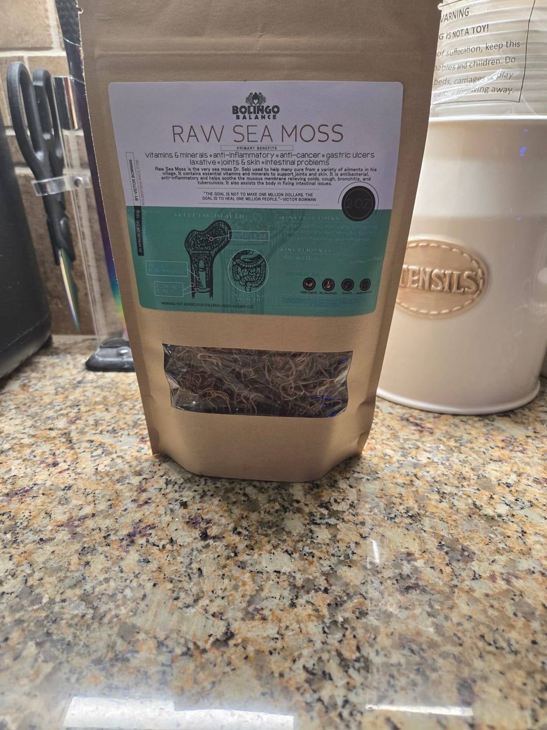 Customer photo review of RAW SEA MOSS