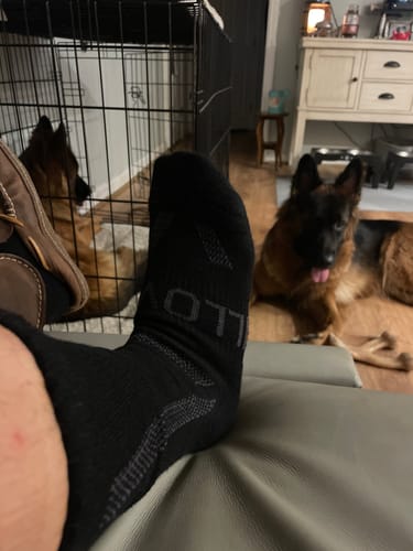 Customer photo review of Men's Alpaca Socks