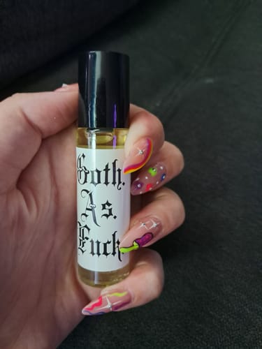 Customer photo review of Goth as Fuck