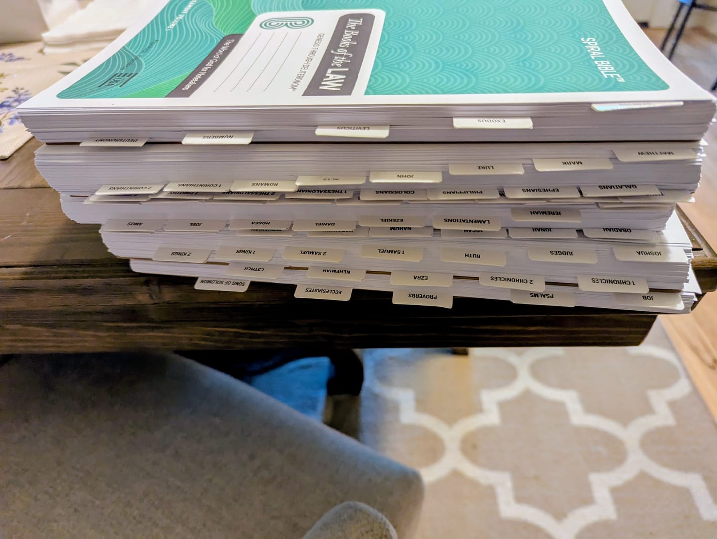 Customer photo review of Spiral Bible™ Tabs