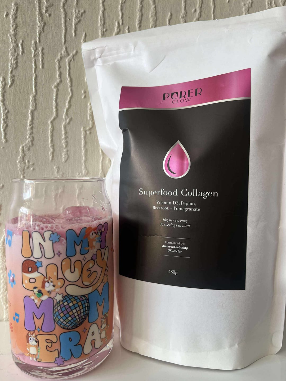 Customer photo review of Purer Glow Collagen