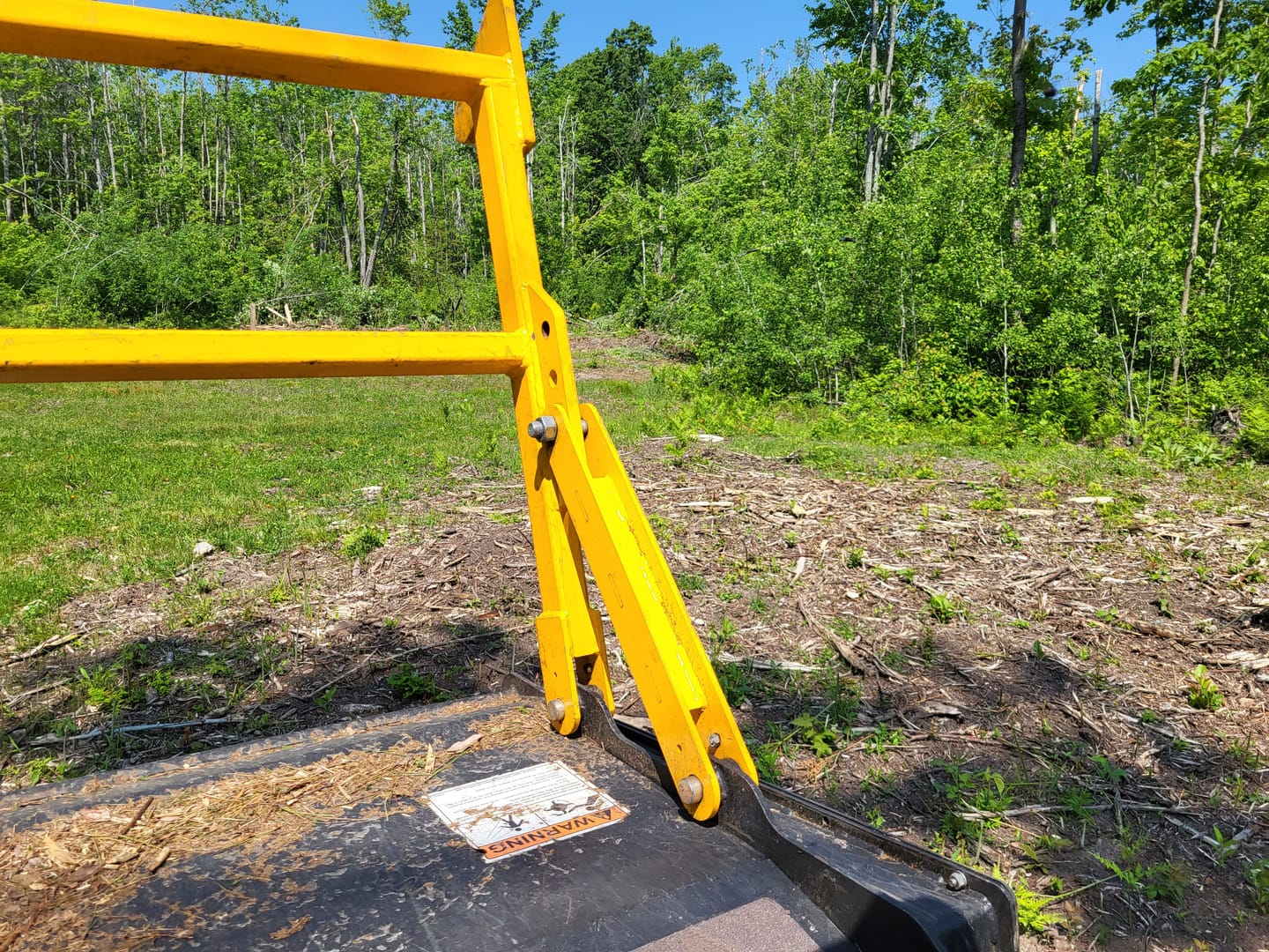 Customer photo review of The Quick Mulch - Forestry Mulcher