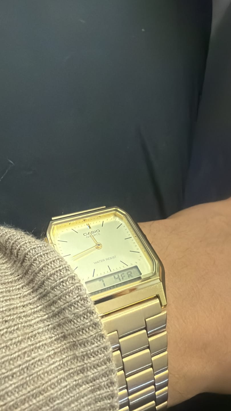 Customer photo review of Reloj Casio Vintage AQ-230GA-9DMQ Dorado