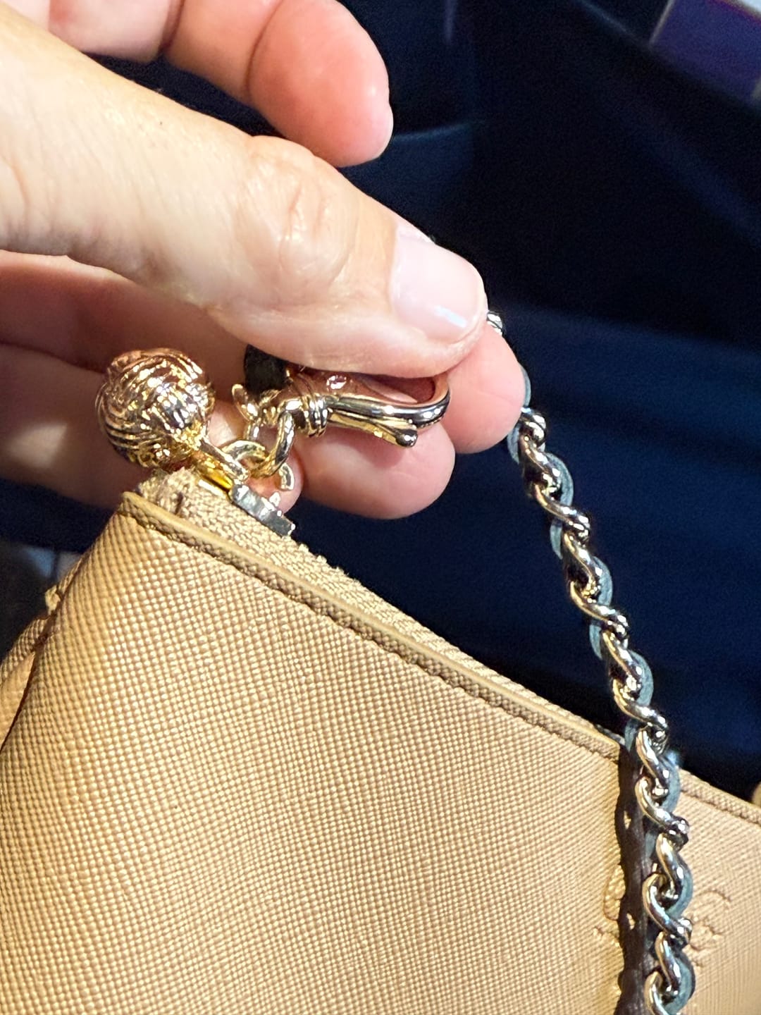 Customer photo review of #3 Tech Nudie Tan Pouch
